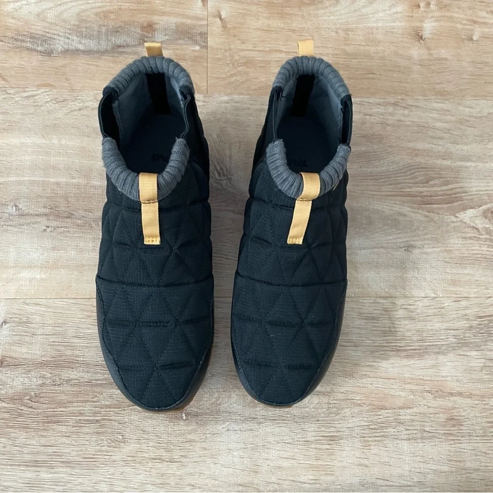 Teva Reember | EUC, Quilted Black/Tan‎ Mid Ankle Boots